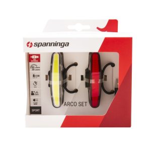 Acro set fram och bak cykel lampa