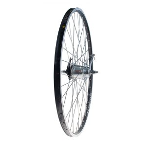 Bakhjul, 28´ 7 vxl Shimano Nexus för fotbroms, silver fälg