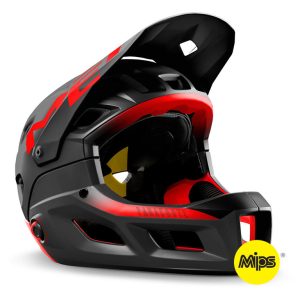 MET Parachute MCR MIPS Hjälm, Black Red/Matt Glossy, M (56-58 cm)