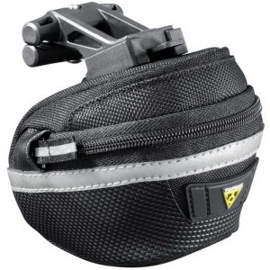 Sadelväska Topeak Wedge Pack II Quickclick Micro 0.5 l svart